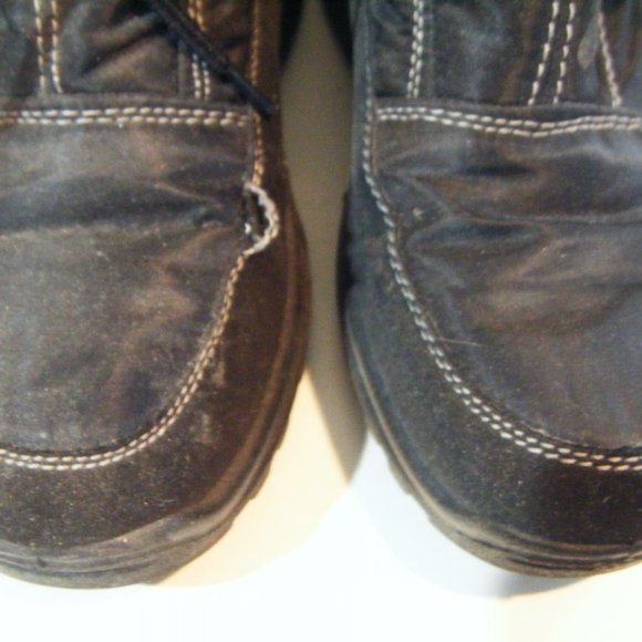 Ladies Winter Black Zip Boots Faux Fur - Picture 5 of 9